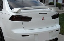 08-17 Lancer Smoked Tinted Tail Light Covers Vinyl Evo