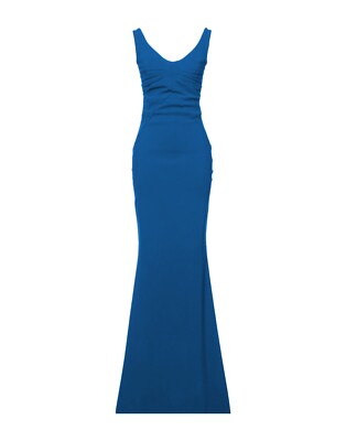 knee length dresses for ladies Chiara Boni La Petite Robe Ruched Three Quarter Sleeve Gown – MOTHER OF main image 0