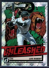 LUIS ROBERT ~ 2021 Donruss Baseball Unleashed Diamond Insert Card #13 