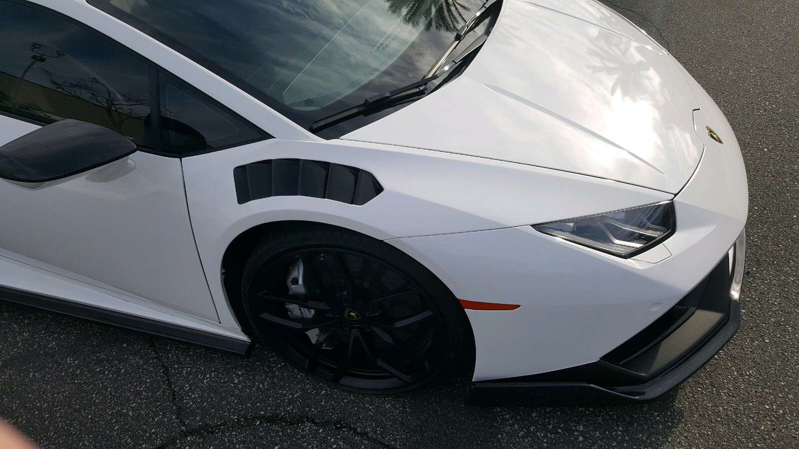 Lamborghini Huracan Vented Front Fenders Carbon Fiber 2014-19 LP-610 SPYDER