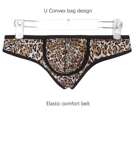 KUKU BRAND-MENS SUPER LOW RISE CHEEKY THONG-SHEER BLACK (XL-28-30) - Picture 13 of 13