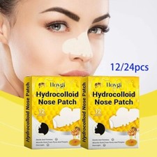 12 pcs Hydrocolloid Nose Patches Absorbing Cover Hydrocolloid Patches For Nose
