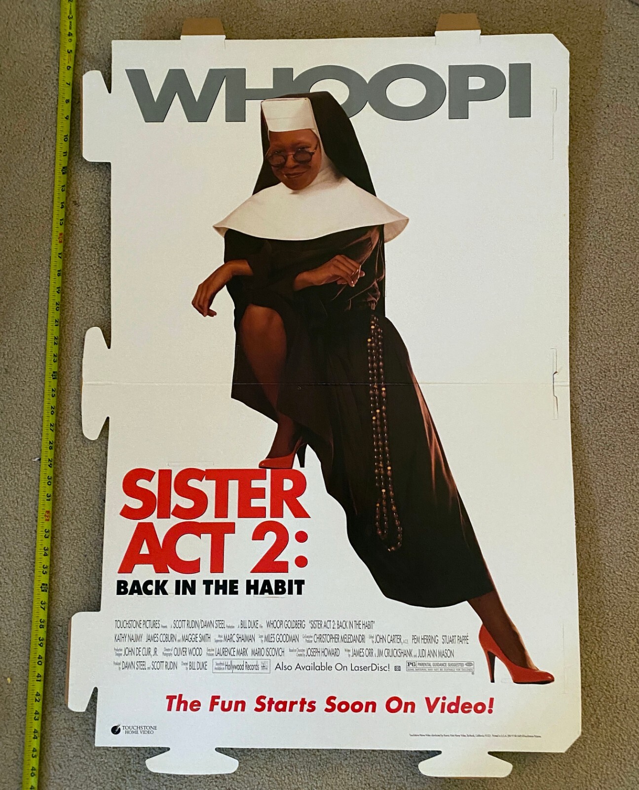 Sister Act 2: Back in the Habit: STANDEE cardboard movie promo ...