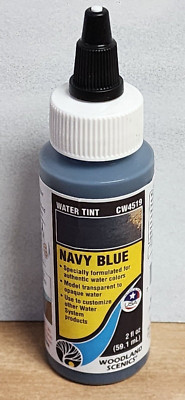 Woodland Scenics 4519 Water Tint 2oz Bottle NAVY BLUE Model Railroad Dioramas