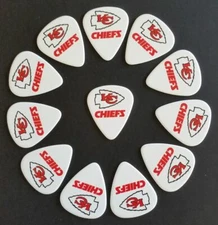 Kansas City Chiefs Guitar Picks (12 picks) - (Buy 2, save 50% on 2nd)