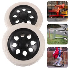 4Pcs Heavy Duty Caster Wheels Small Trolley Casters Wheels Shopping Cart