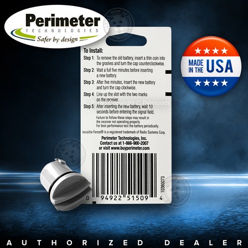 3 Perimeter IFA-001 Batteries - Invisible Fence Dog Collar R21 R22 R51 MicroLite - Picture 3 of 8