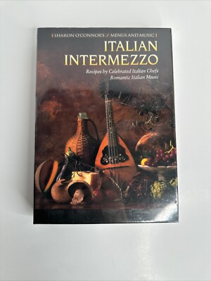 ITALIAN INTERMEZZO: Celebrated Italian Chefs Cookbook & CD (New/Factory-Sealed)