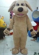 Brown Baby Dog of Adult Size Cartoon Mascot Costume Fancy Dress