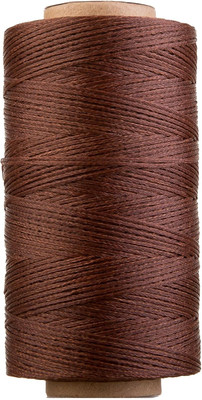 Flat Waxed Thread for Leather Sewing Thread - Polyester Waxed Leather Thread Wax