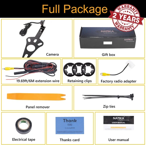 NATIKA Backup Camera for 2007-2018 Jeep Wrangler JK: No Distorted Affect Star... - Picture 7 of 9