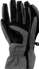 3M Travel Ski Gloves Gray Grey Black Mens Veg...