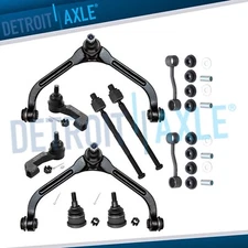 Front Upper Control Arms Ball Joints Sway Bar Tierods for 2006-2007 Jeep Liberty