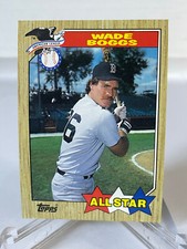 Wade Boggs 1987 Topps All Star #608 Boston Red Sox