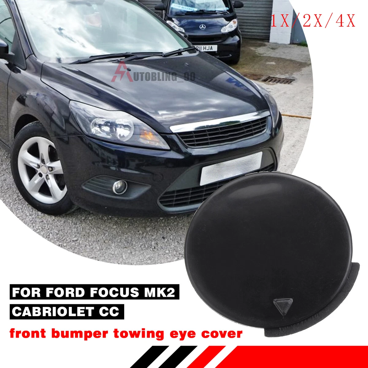 Ford focus front sale towing eye cover