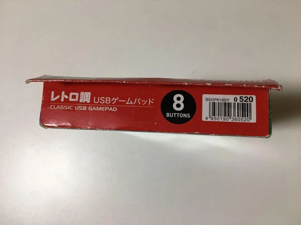 Controlador Gamepad Estilo Retro BUFFALO USB Nuevo Raro De Colección Juegos Japón Foto 3 de 4