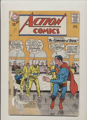 Action Comics # 322 Superman DC Comics Mar 1965 FR/GD 1.5 Nice Reader Copy