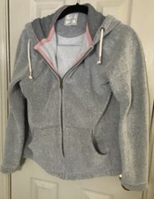 FAT FACE United Kingdom womens zip-up hoodie W/pockets Gray Size 10
