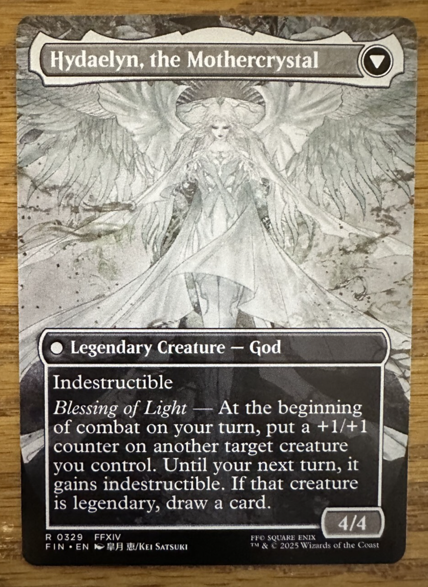 MTG Final Fantasy, Venat, Heart of Hydaelyn / Hydaelyn, the Mother -  Borderless
