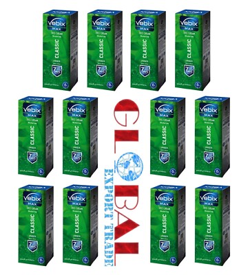 12 Pack Vebix Max Classic Deodorant Cream Unisex 12 X 25ml