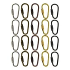 20x Mini Steel   DIY Keychain   Buckle Durable
