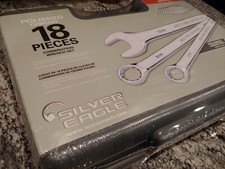 Silver Eagle By Matco Tools 18 Piece Polished Chrome Wrench Set - Sealed