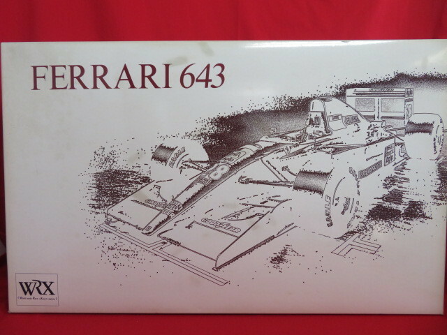 Rosso 1/8 Ferrari 643 WRX Model Kit Special Limited Rare