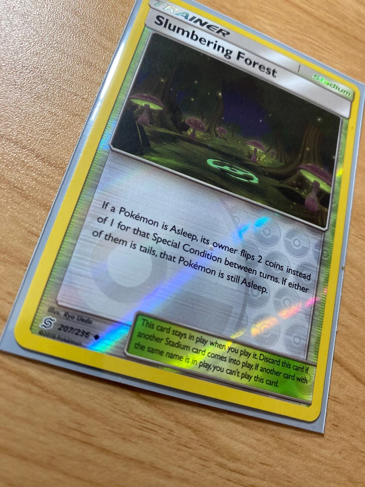 Slumbering Forest - 207/236 - SM-Unified Minds - Reverse Holo - Pokemon TCG 2019 - Image 2 of 3