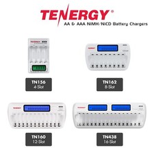 Tenergy AA AAA NiMH Battery Chargers AC Plug Lot