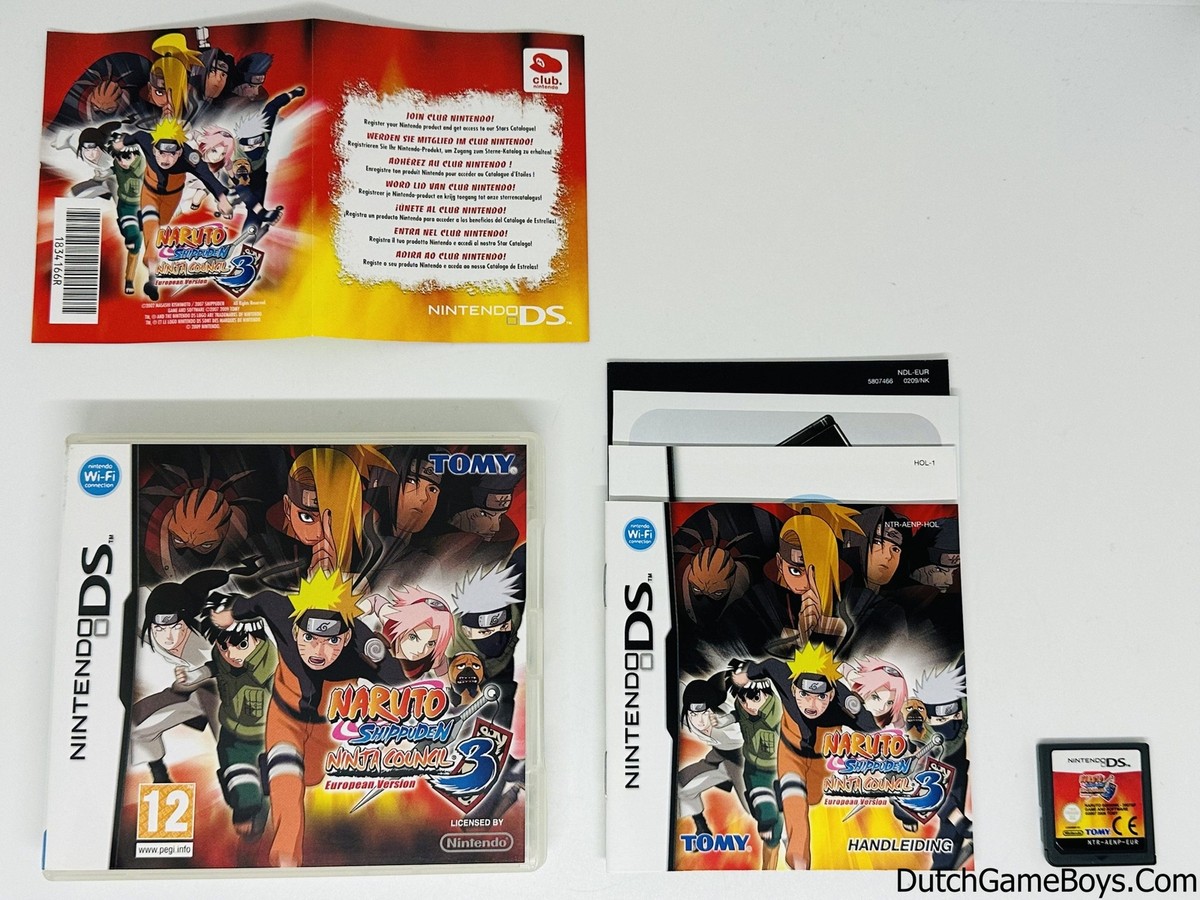 Nintendo DS - Naruto Shippuden - Ninja Council 3 - European