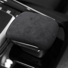 Schwarz Wildleder-Schaltknaufverkleidung Für Mercedes Benz GLB 2020–2022