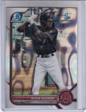 ALVIN GUZMAN 2022 BOWMAN CHROME REFRACTOR LAVA #139/399 #BCP-18 ARIZONA