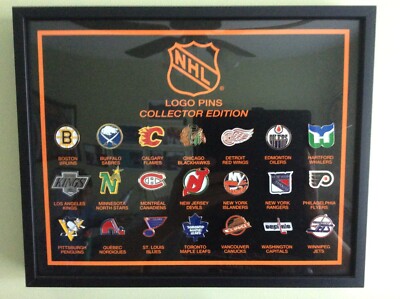 NHL Hockey Collector's Edition 21 Team Logo Pin EXTREMELY RARE