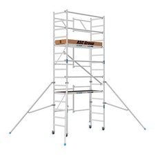 ASC Zimmergerüst 75 AH 5,7 m, Klappgerüst, verschiedenen Aufbauhöhen, Rollgerüst