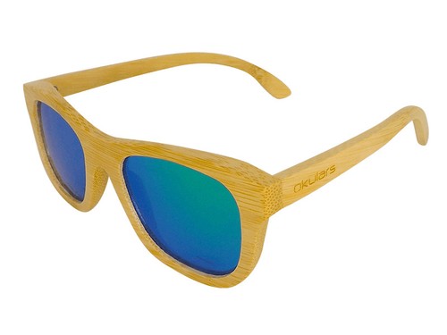 Okulars® Natural Bamboo 🌳 Occhiali da Sole in Legno Polarizzati - Uomo Donna - Foto 3 di 29