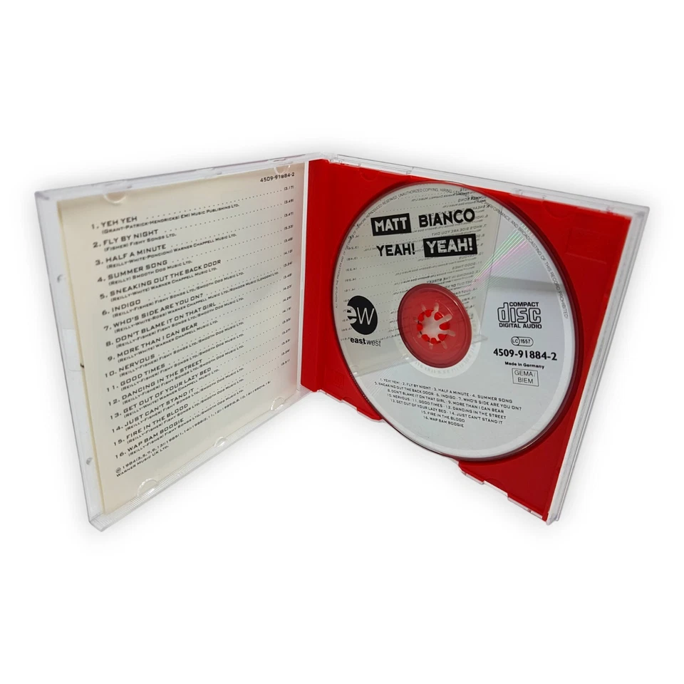 Yeah Yeah Matt Bianco CD Album 16 Classic Tracks Summer Song Indigo Wap Bam Fire - Bild 3 von 4