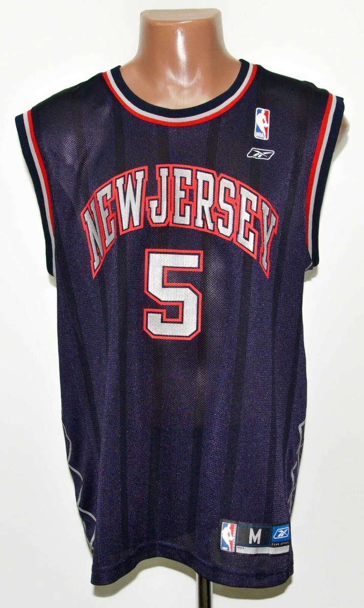 NBA NEW JERSEY NETS BASKETBALL VEST REEBOK KIDD #5 SIZE M ADULT | eBay