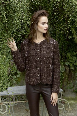 Lang Yarns KIM / CELINE / MOHAIR LUXE Strickanleitung Jacke als d