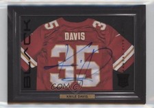 2013 Panini Black Rookie Shadow Box Signature Jerseys 29/99 Knile Davis Auto 2qw