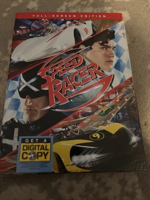 Speed Racer (DVD, 2008) New Sealed Slip Cover Full Screen Special Features