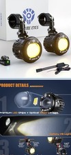 Led Motorcycle Fog Lights 360 Adjustable Auxiliary Lights Waterproof Off-road Led Motorcycle Fog Lights 360 Adjustable Auxiliary Lights Waterproof Off-road