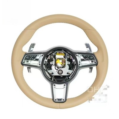 RARE Beige Porsche Multifunction Steering Wheel fits for 991.2 911 718