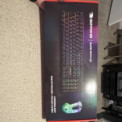 iBuyPower Chimera KM7 Wired Gaming RGB Keyboard & Mouse Combo, QWERTY