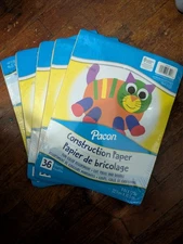 Lot of 5 Pacon Assorted Multi-Purpose Construction Paper (36 Sheets)