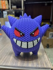 Pokemon Gengar 3D Printed Crochet Style   6  Collectible