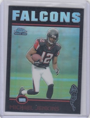 2004 Michael Jenkins Topps Chrome BLACK ROOKIE REFRACTOR Parallel /100 - #179