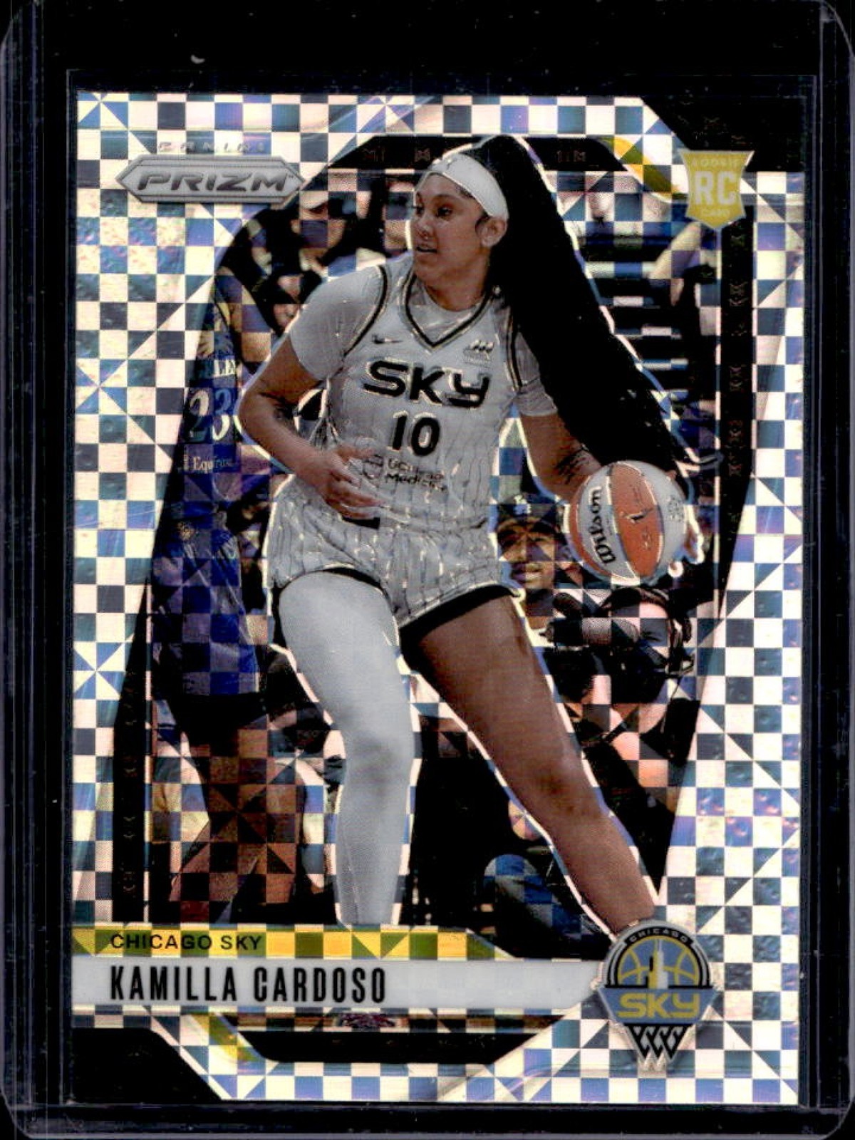 2024 Panini WNBA Prizm Kamilla Cardoso RC Checkerboard Rookie #93 Sky