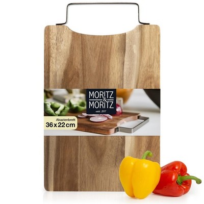 Moritz & Moritz Schneidebrett Holz Servierbrett 36x22cm Akazienbrett