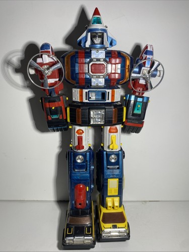 Lot De 2 Robots Popy Halley (Dairugger XV) Et Galactic Gale Baxinger - Loose, Vintage Années 80