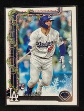 Dalton Rushing 2025 Topps Holiday #H105 RC Los Angeles Dodgers